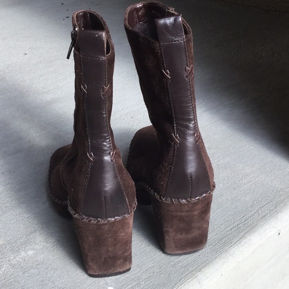 Linea Paolo Brown Suede Boots - Picture 5 of 6